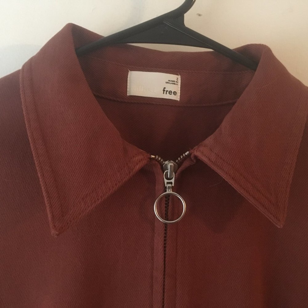 Wilfred Brown Zip-Front Jumpsuit - Picture 3 of 5